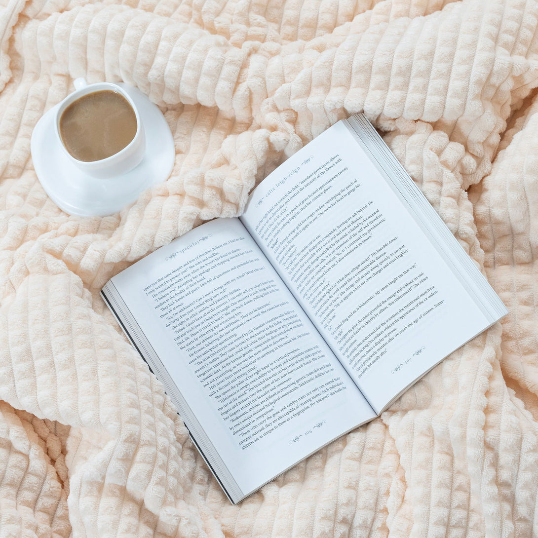 One Home Winter Bettwäsche Karo Cord Optik Teddy Plüsch Nicki Warme Fleece Cashmere Touch