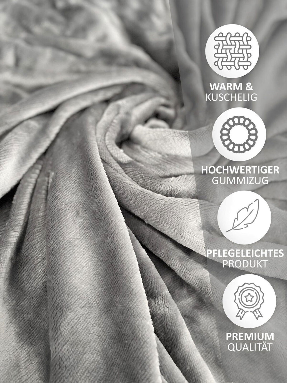 One Home Winter Spannbettlaken Bettlaken Teddy Plüsch Warm Nicki Flauschig Cashmere Touch