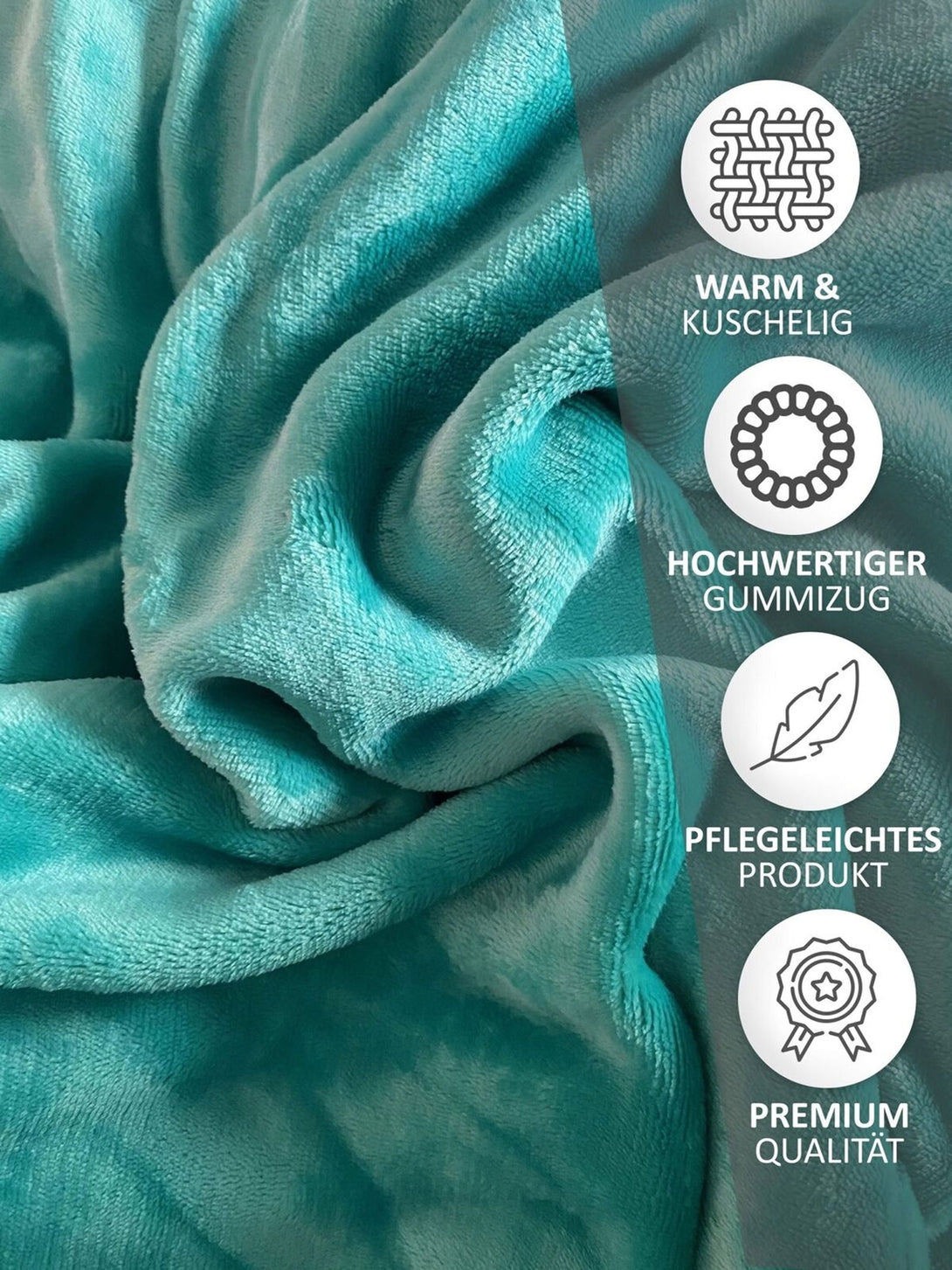 One Home Winter Spannbettlaken Bettlaken Teddy Plüsch Warm Nicki Flauschig Cashmere Touch
