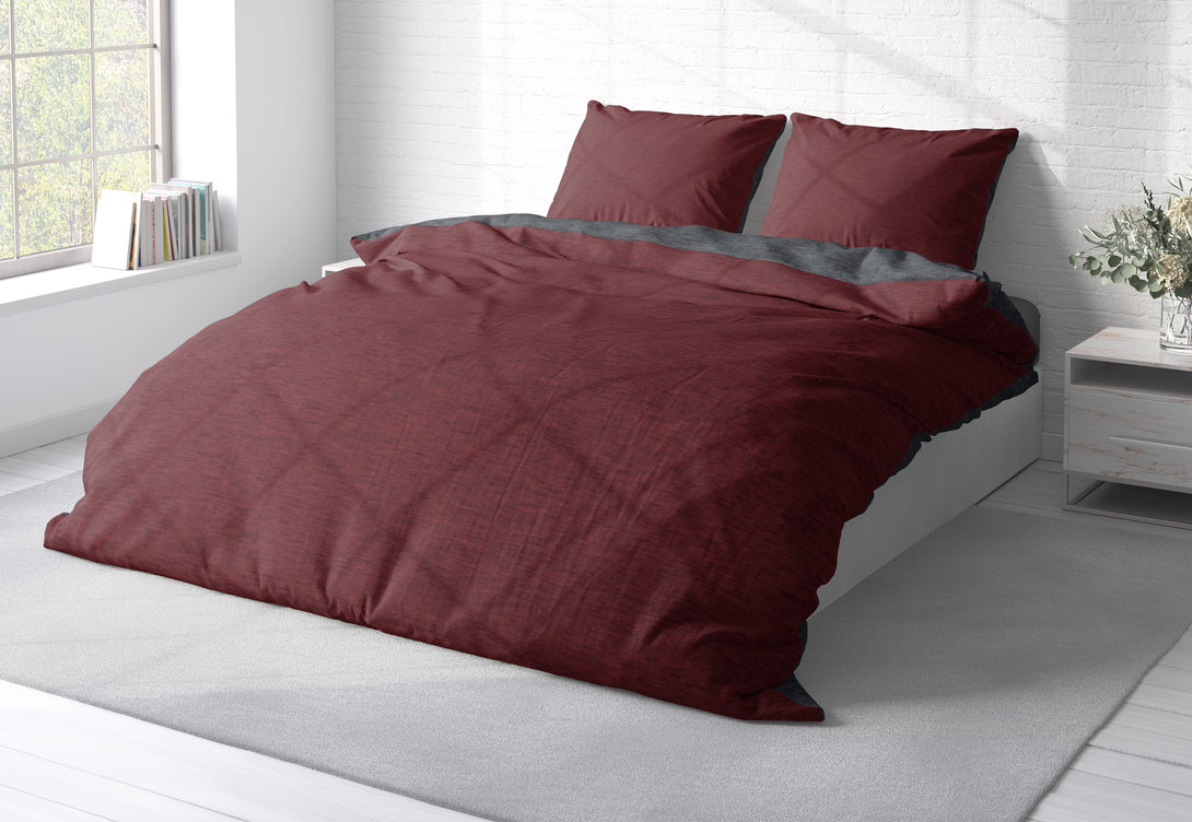 One Home Winter Bettwäsche Biber Meliert Baumwolle Flanell Kuschelig Flauschig Warm Weich