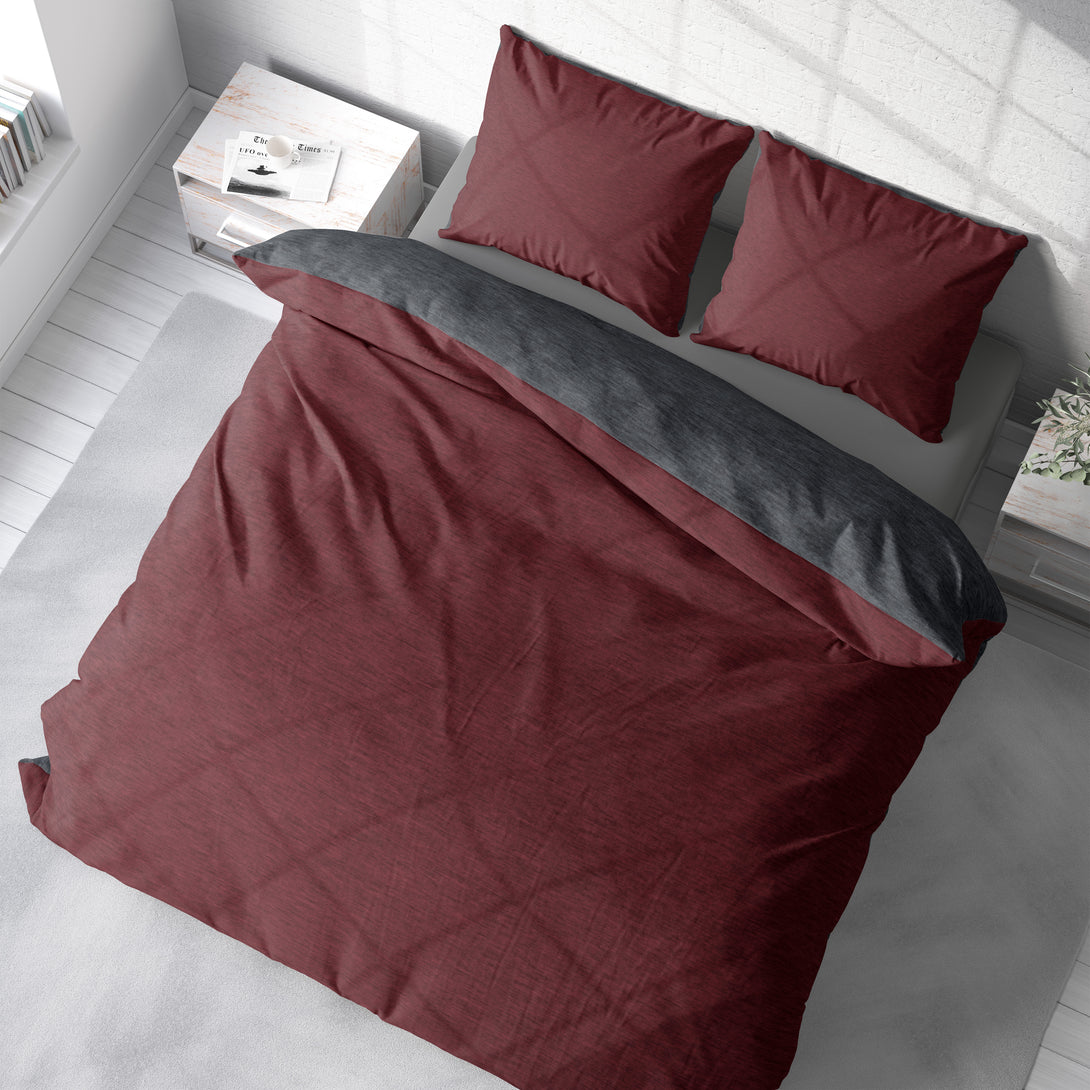 One Home Winter Bettwäsche Biber Meliert Baumwolle Flanell Kuschelig Flauschig Warm Weich