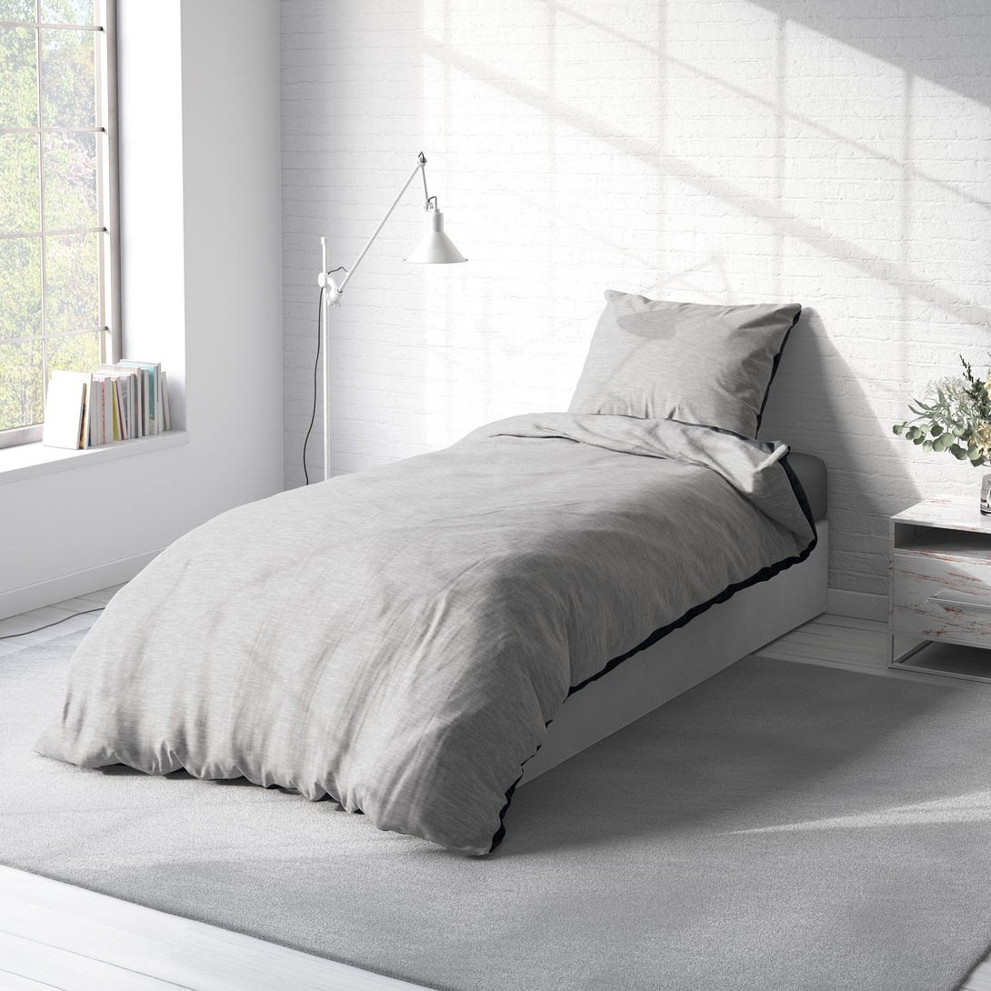 One Home Winter Bettwäsche Biber Meliert Baumwolle Flanell Kuschelig Flauschig Warm Weich